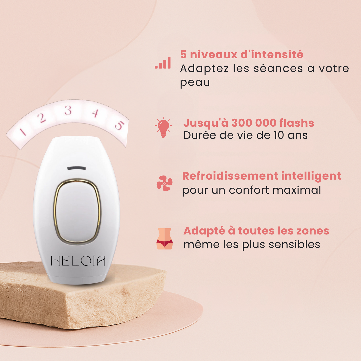 Heloïa Pulse | Pulsed Light Hair Remover
